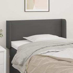 Cabecero de cuero sintético gris 103x16x78/88 cm de vidaXL, Cabeceros y pies de cama - Ref: Foro24-3118576, Precio: 48,99 €, ...