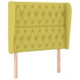 Headboard with green fabric ears 103x23x118/128 cm by vidaXL, Headboards and footboards - Ref: Foro24-3118289, Price: 84,99 €...