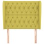 Headboard with green fabric ears 103x23x118/128 cm by vidaXL, Headboards and footboards - Ref: Foro24-3118289, Price: 84,99 €...