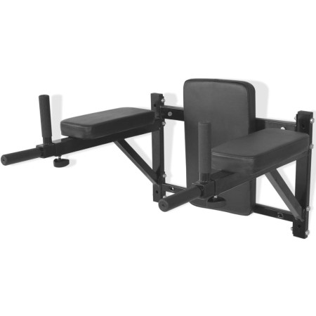 Black background wall station by vidaXL, bodybuilding equipment - Ref: Foro24-91368, Price: 62,01 €, Discount: %