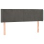 Dark gray velvet headboard 147x16x78/88 cm by vidaXL, Headboards and footboards - Ref: Foro24-3118537, Price: 67,99 €, Discou...