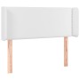 Cabecero de cuero sintético blanco 93x16x78/88 cm de vidaXL, Cabeceros y pies de cama - Ref: Foro24-3118707, Precio: 50,07 €,...