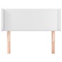 Cabecero de cuero sintético blanco 93x16x78/88 cm de vidaXL, Cabeceros y pies de cama - Ref: Foro24-3118707, Precio: 50,07 €,...