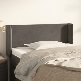 Cabecero de terciopelo gris oscuro 83x16x78/88 cm de vidaXL, Cabeceros y pies de cama - Ref: Foro24-3118519, Precio: 50,72 €,...