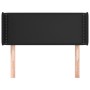 Cabecero de cuero sintético negro 103x16x78/88 cm de vidaXL, Cabeceros y pies de cama - Ref: Foro24-3118712, Precio: 46,34 €,...