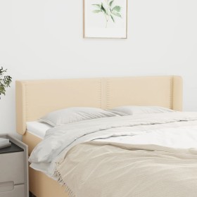 Cream fabric headboard 147x16x78/88 cm by vidaXL, Headboards and footboards - Ref: Foro24-3118631, Price: 74,99 €, Discount: %