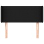 Cabecero de tela negro 103x16x78/88 cm de vidaXL, Cabeceros y pies de cama - Ref: Foro24-3118480, Precio: 51,99 €, Descuento: %