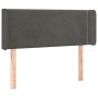 Dark gray velvet headboard 103x16x78/88 cm by vidaXL, Headboards and footboards - Ref: Foro24-3118671, Price: 55,93 €, Discou...