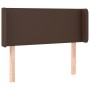 Brown synthetic leather headboard 93x16x78/88 cm by vidaXL, Headboards and footboards - Ref: Foro24-3118569, Price: 47,99 €, ...