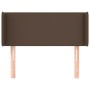 Brown synthetic leather headboard 93x16x78/88 cm by vidaXL, Headboards and footboards - Ref: Foro24-3118569, Price: 47,99 €, ...