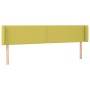 Green fabric headboard 163x16x78/88 cm by vidaXL, Headboards and footboards - Ref: Foro24-3118641, Price: 60,08 €, Discount: %