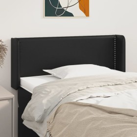 Black synthetic leather headboard 93x16x78/88 cm by vidaXL, Headboards and footboards - Ref: Foro24-3118706, Price: 46,60 €, ...