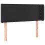 Black synthetic leather headboard 93x16x78/88 cm by vidaXL, Headboards and footboards - Ref: Foro24-3118706, Price: 46,67 €, ...