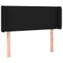 Black fabric headboard 83x16x78/88 cm by vidaXL, Headboards and footboards - Ref: Foro24-3118604, Price: 49,08 €, Discount: %