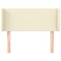 Cream synthetic leather headboard 103x16x78/88 cm by vidaXL, Headboards and footboards - Ref: Foro24-3118574, Price: 47,99 €,...