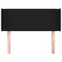 Cabecero de tela negro 83x16x78/88 cm de vidaXL, Cabeceros y pies de cama - Ref: Foro24-3118604, Precio: 49,08 €, Descuento: %