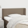 Taupe gray fabric headboard 93x16x78/88 cm by vidaXL, Headboards and footboards - Ref: Foro24-3118614, Price: 48,56 €, Discou...