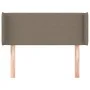 Kopfteil aus taupegrauem Stoff, 93 x 16 x 78/88 cm von vidaXL, Kopf- und Fußteile - Ref: Foro24-3118614, Preis: 48,41 €, Raba...