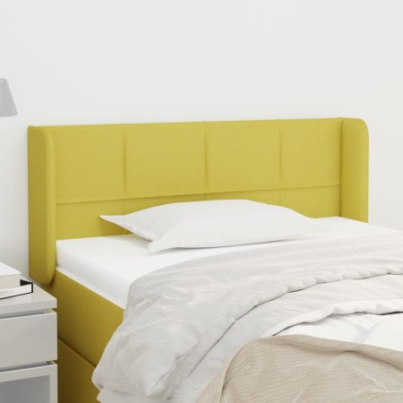 Green fabric headboard 93x16x78/88 cm by vidaXL, Headboards and footboards - Ref: Foro24-3118757, Price: 42,99 €, Discount: %