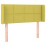 Green fabric headboard 93x16x78/88 cm by vidaXL, Headboards and footboards - Ref: Foro24-3118757, Price: 42,99 €, Discount: %