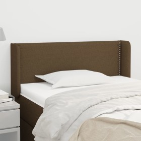 Dark brown fabric headboard 83x16x78/88 cm by vidaXL, Headboards and footboards - Ref: Foro24-3118605, Price: 52,99 €, Discou...