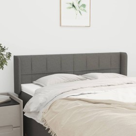 Dark gray fabric headboard 147x16x78/88 cm by vidaXL, Headboards and footboards - Ref: Foro24-3118767, Price: 76,99 €, Discou...