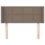 Cabecero de tela gris taupe 103x16x78/88 cm de vidaXL, Cabeceros y pies de cama - Ref: Foro24-3118762, Precio: 55,99 €, Descu...