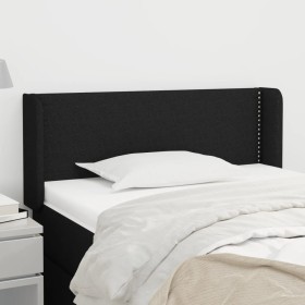 Cabecero de tela negro 103x16x78/88 cm de vidaXL, Cabeceros y pies de cama - Ref: Foro24-3118620, Precio: 51,99 €, Descuento: %