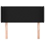 Black fabric headboard 103x16x78/88 cm by vidaXL, Headboards and footboards - Ref: Foro24-3118620, Price: 51,04 €, Discount: %