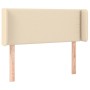 Cabecero de tela color crema 93x16x78/88 cm de vidaXL, Cabeceros y pies de cama - Ref: Foro24-3118615, Precio: 44,44 €, Descu...