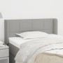 Cabecero de tela gris claro 103x16x78/88 cm de vidaXL, Cabeceros y pies de cama - Ref: Foro24-3118758, Precio: 59,48 €, Descu...