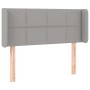 Cabecero de tela gris claro 103x16x78/88 cm de vidaXL, Cabeceros y pies de cama - Ref: Foro24-3118758, Precio: 59,48 €, Descu...