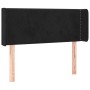 Black velvet headboard 83x16x78/88 cm by vidaXL, Headboards and footboards - Ref: Foro24-3118660, Price: 49,99 €, Discount: %