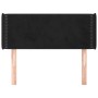 Black velvet headboard 83x16x78/88 cm by vidaXL, Headboards and footboards - Ref: Foro24-3118660, Price: 49,99 €, Discount: %