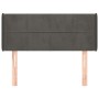 Cabecero de terciopelo gris oscuro 83x16x78/88 cm de vidaXL, Cabeceros y pies de cama - Ref: Foro24-3118799, Precio: 50,55 €,...