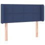 Blue fabric headboard 103x16x78/88 cm by vidaXL, Headboards and footboards - Ref: Foro24-3118764, Price: 51,99 €, Discount: %