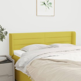 Green fabric headboard 147x16x78/88 cm by vidaXL, Headboards and footboards - Ref: Foro24-3118913, Price: 52,99 €, Discount: %