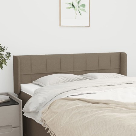 Cabecero de tela gris taupe 147x16x78/88 cm de vidaXL, Cabeceros y pies de cama - Ref: Foro24-3118770, Precio: 73,16 €, Descu...