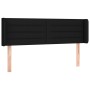 Black fabric headboard 147x16x78/88 cm by vidaXL, Headboards and footboards - Ref: Foro24-3118908, Price: 64,49 €, Discount: %