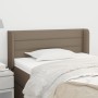 Taupe gray fabric headboard 93x16x78/88 cm by vidaXL, Headboards and footboards - Ref: Foro24-3118894, Price: 54,99 €, Discou...