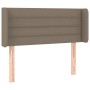 Taupe gray fabric headboard 93x16x78/88 cm by vidaXL, Headboards and footboards - Ref: Foro24-3118894, Price: 54,99 €, Discou...