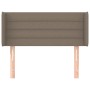 Taupe gray fabric headboard 93x16x78/88 cm by vidaXL, Headboards and footboards - Ref: Foro24-3118894, Price: 54,99 €, Discou...