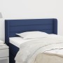 Cabecero de tela azul 83x16x78/88 cm de vidaXL, Cabeceros y pies de cama - Ref: Foro24-3118888, Precio: 46,97 €, Descuento: %