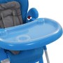 Blaues und graues Babyhochstuhl von vidaXL, Stühle und Hochstühle für Kinder - Ref: Foro24-10187, Preis: 89,04 €, Rabatt: %