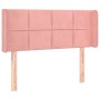 Cabecero de terciopelo rosa 103x16x78/88 cm de vidaXL, Cabeceros y pies de cama - Ref: Foro24-3118815, Precio: 53,99 €, Descu...