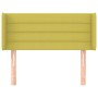 Green fabric headboard 83x16x78/88 cm by vidaXL, Headboards and footboards - Ref: Foro24-3118889, Price: 42,25 €, Discount: %