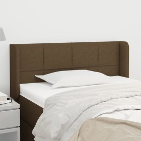 Dark brown fabric headboard 83x16x78/88 cm by vidaXL, Headboards and footboards - Ref: Foro24-3118745, Price: 48,99 €, Discou...