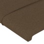 Cabecero de tela marrón oscuro 83x16x78/88 cm de vidaXL, Cabeceros y pies de cama - Ref: Foro24-3118745, Precio: 43,86 €, Des...