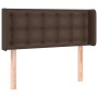 Brown synthetic leather headboard 93x16x78/88 cm by vidaXL, Headboards and footboards - Ref: Foro24-3118849, Price: 48,47 €, ...