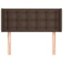 Cabecero de cuero sintético marrón 103x16x78/88 cm de vidaXL, Cabeceros y pies de cama - Ref: Foro24-3118855, Precio: 49,25 €...